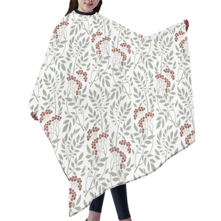 Personality   Art Deco Vintage Pattern With Sprigs And Berries. Hair Cutting Cape