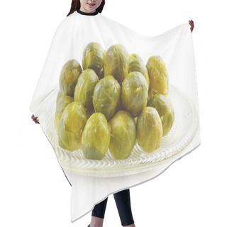 Personality  Heap Of Warm Cooked Brussels Sprouts  Hair Cutting Cape