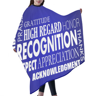 Personality  Recognition Appreciation Illustration Hair Cutting Cape