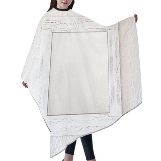 Personality  White Frame Background Hair Cutting Cape