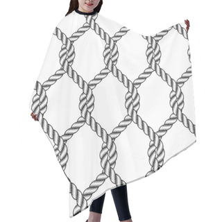 Personality  Seamless Rope Knot Pattern Hair Cutting Cape