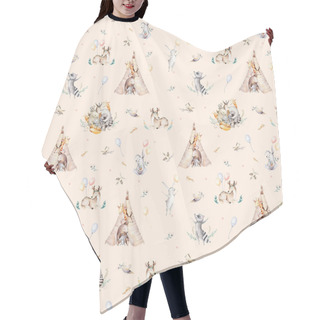 Personality  Cute Animals Pattern Hair Cutting Cape