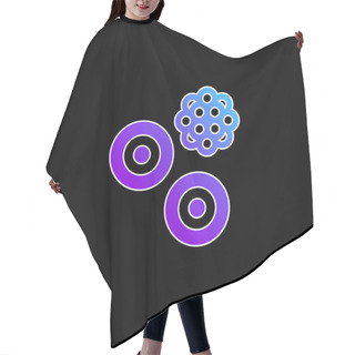 Personality  Blood Cells Blue Gradient Vector Icon Hair Cutting Cape