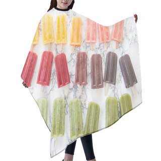 Personality  Homemade Ice Cream Popsicles Hair Cutting Cape