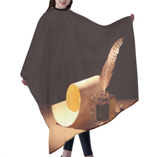 Personality  Quill And Scroll Hair Cutting Cape