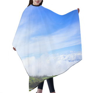 Personality  Green Meadow Above The Clouds Hair Cutting Cape