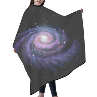 Personality  Spiral Galaxy Milky Way Hair Cutting Cape
