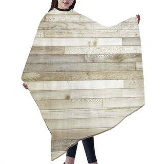 Personality  Horizontal Wood Planks Hair Cutting Cape