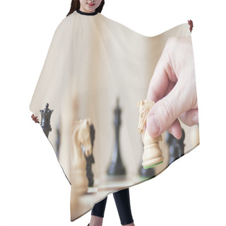 Personality  Succcess And Strategy Concept Hair Cutting Cape