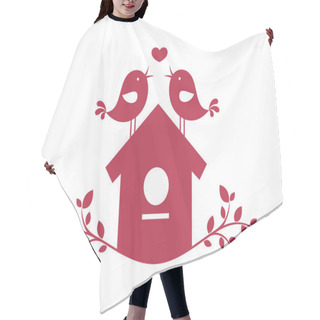 Personality  Birds In Love 2 Hair Cutting Cape