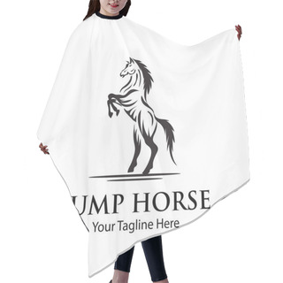 Personality  HORSE LOGO DESIGNS CONCEPT Hair Cutting Cape
