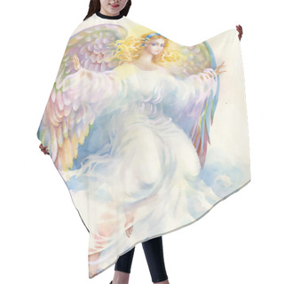 Personality  Beautiful Angel With Wings Hair Cutting Cape