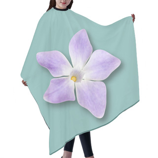 Personality  Realistic Periwinkle Flower Hair Cutting Cape