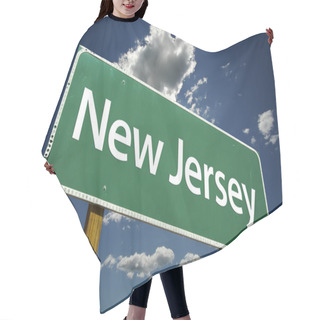 Personality  New Jersey Road Sign Hair Cutting Cape