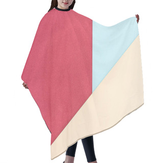 Personality  Abstract Pastel Colors Geometrical Background Made Of Papers Hair Cutting Cape