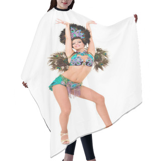 Personality  Beautiful Carnival Dancer Woman Hair Cutting Cape