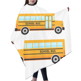 Personality  School Bus Hair Cutting Cape