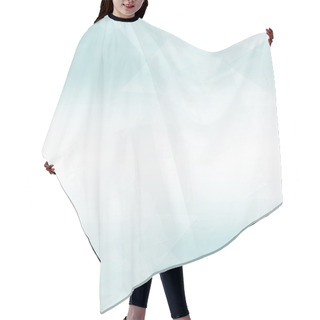 Personality  Blue Triangular Background Hair Cutting Cape
