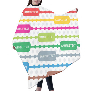 Personality  Artistic Business Template Hair Cutting Cape