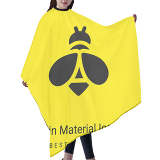 Personality  Bee Minimal Bright Yellow Material Icon Hair Cutting Cape