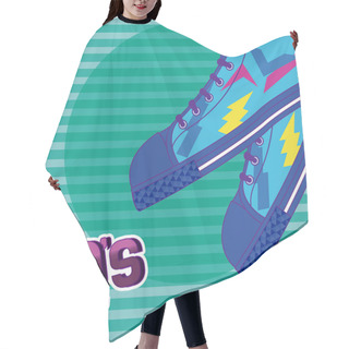 Personality  90s Retro Cartoons Hair Cutting Cape