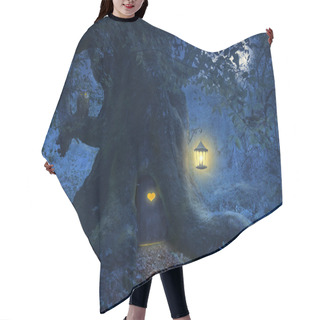 Personality  Tree Home In The Magic Forest Hair Cutting Cape