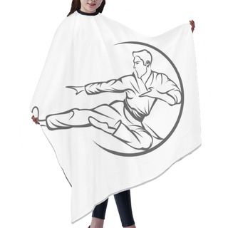 Personality  Martial Art Hair Cutting Cape