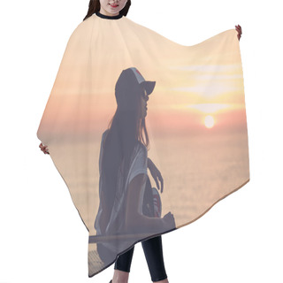 Personality  Skater Girl Hair Cutting Cape
