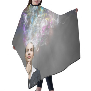 Personality  Creative Thinking Hair Cutting Cape