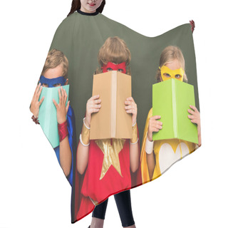 Personality  Little Superheroes With Books Hair Cutting Cape