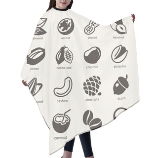 Personality  16 Nuts - Web Icons Collection Hair Cutting Cape