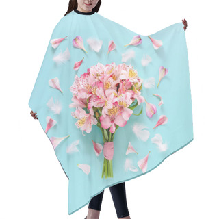 Personality  Romantic Celebration Card Concept Hair Cutting Cape