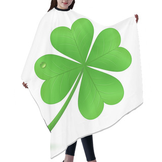 Personality  Four Leaf Clover. St. Patrick's Day Symbol Hair Cutting Cape