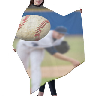 Personality  Baseball Pitcher Throwing Ball Hair Cutting Cape
