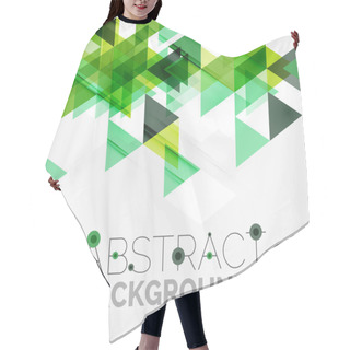 Personality  Abstract Geometric Background. Hair Cutting Cape
