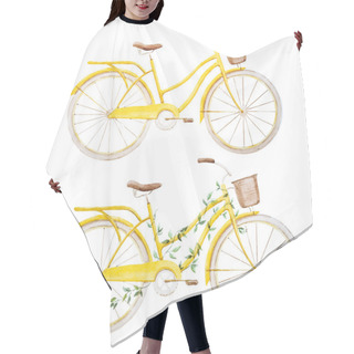 Personality  Watercolor Bike Bicycle Hair Cutting Cape