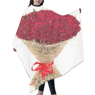 Personality  Big Bouquet Of Red Roses Hair Cutting Cape