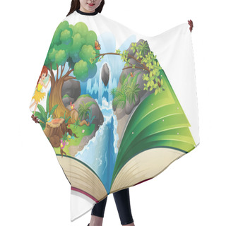 Personality  An Enchanted Book Hair Cutting Cape