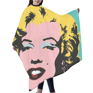 Personality  Pop - Art Icon Marilyn Hair Cutting Cape