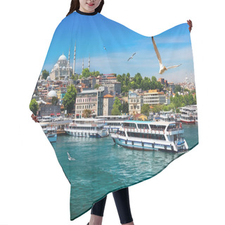 Personality  Boats In Istanbul Hair Cutting Cape