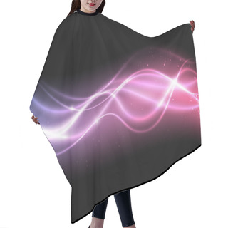 Personality  Abstract Light Background Purple Hair Cutting Cape
