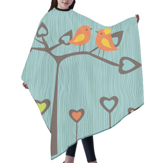 Personality  Birds In Love Hair Cutting Cape