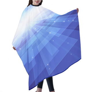 Personality  Outer Space Perspective Hair Cutting Cape
