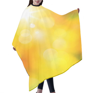 Personality  Art Abstract Autumn Background Hair Cutting Cape