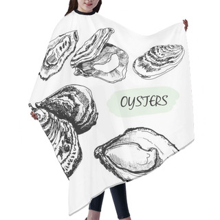 Personality  Oysters Hair Cutting Cape