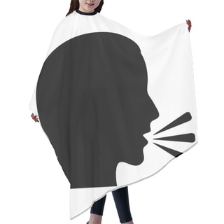 Personality  Talking Symbol Hair Cutting Cape