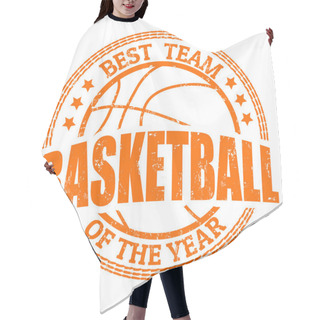 Personality  Basketball Stamp Hair Cutting Cape