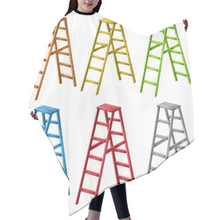 Personality  Ladders In Six Different Colors Hair Cutting Cape