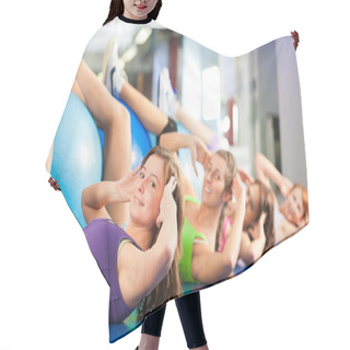 Personality  Fitness - Training And Workout In Gym Hair Cutting Cape