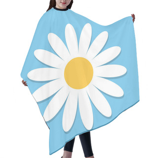 Personality  White Daisy Chamomile.  Hair Cutting Cape